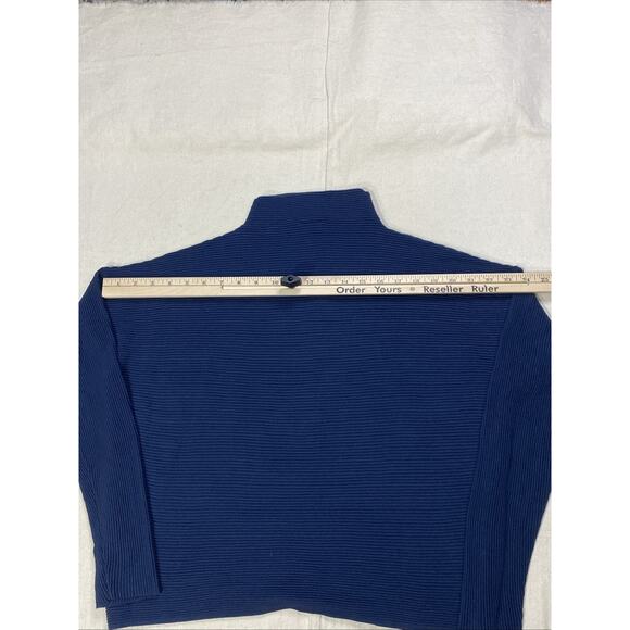 Jack Wills Women’s Blue Turtleneck Sweater Sz 8 Long Sleeve - Picture 9 of 13